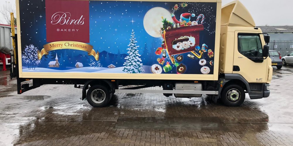 Birds Bakery delivers festive cheer with new van
