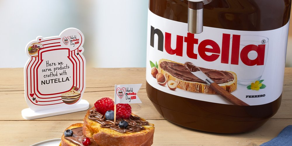 Celebrate World Nutella Day and Win a Nutella® Electronic Dispenser