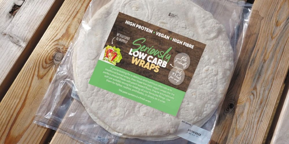 Seriously Low Carb creates high-protein wraps